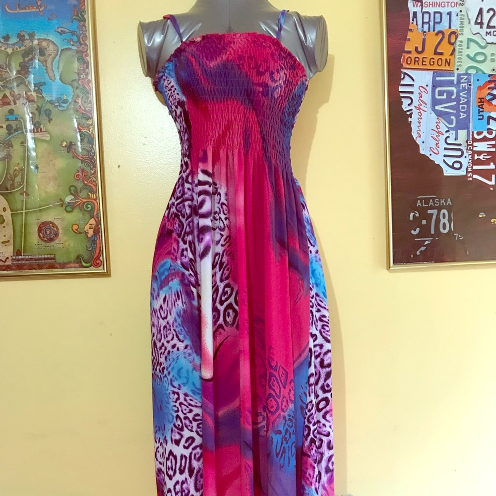 Patterned maxi dress